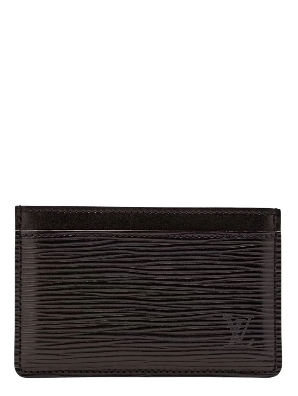 Brand NEW! LV Louis Vuitton Neo Card Holder Case Compact Epi Leather Black W/COA